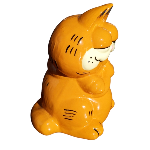 Handmade Ceramic Garfield 1980s EUC FREE SHIPPING - Picture 3 of 7